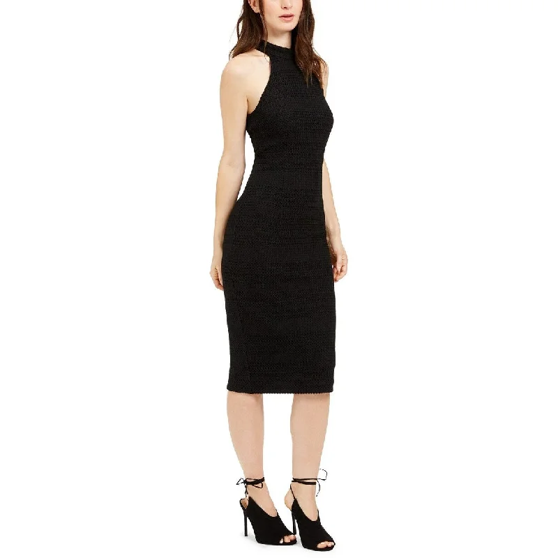 Classic Series Trina Trina Turk Women's Midi Sheath Dress Black Size 8