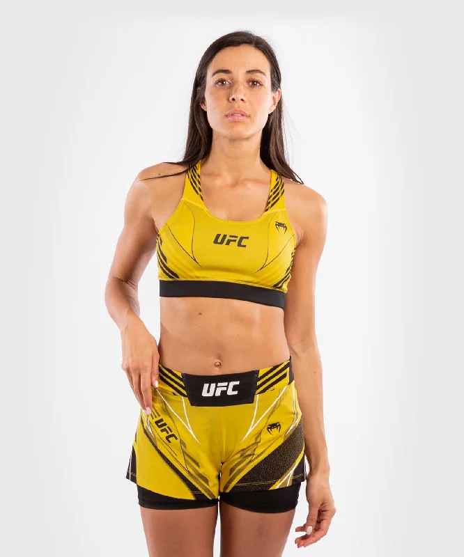 Comfortable Lounge Wear UFC Venum Authentic Fight Night Women's Sport Bra - Yellow