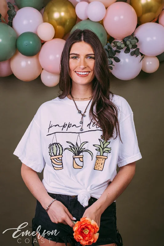 Sweet Girl Kappa Delta Potted Plants Basic PR Tee