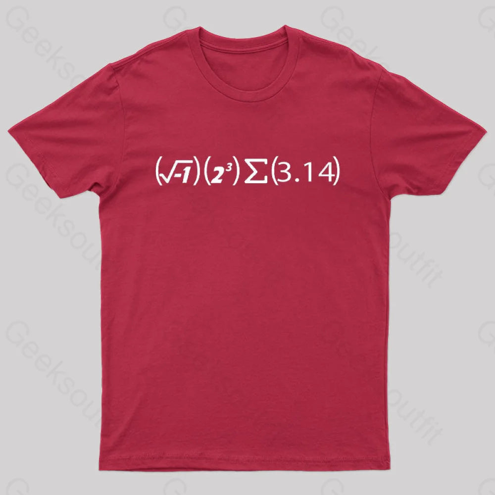 Versatile Items Math Pi Formula Nerd T-Shirt