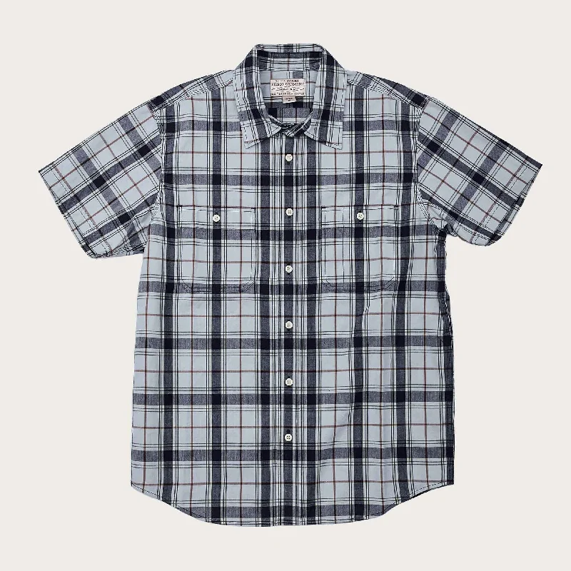 Must-have For Autumn And Winter SHORT SLEEVE CHAMBRAY SHIRT