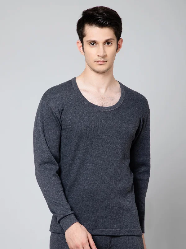All-Day Outfits Men Anthra Melange Thermal Top