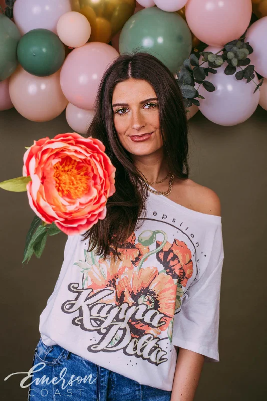 Noble Temperament Kappa Delta Boho Floral Recruitment Shirt