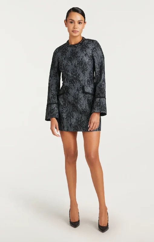 Elegant Fit Bonded Lace Dress