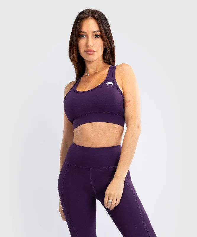 Modern Tailoring Venum Essential Women's Medium Impact Sports Bra - Deep Purple