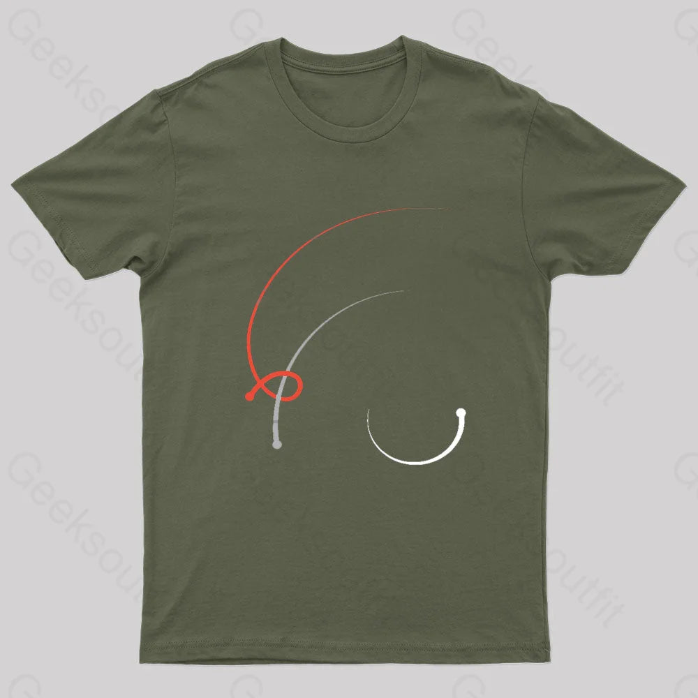 Soft Fabric Looks The Three Body Problem Book 1 Cover Geek T-Shirt