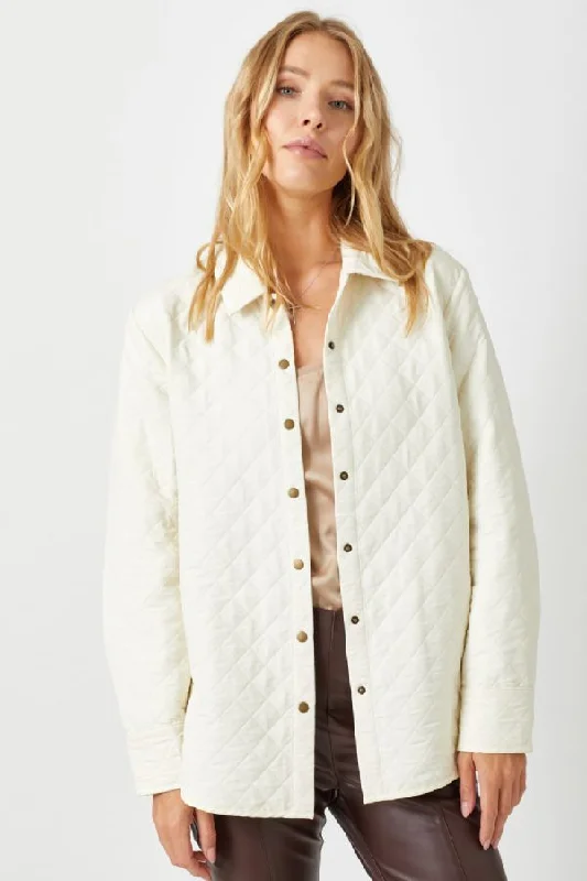 All-Day Style Quilted Shacket