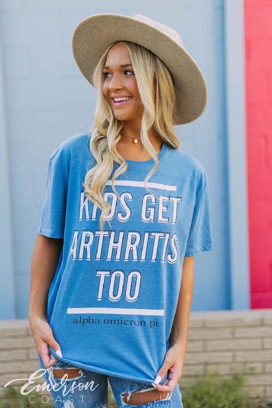 Cozy Street Style Alpha O Blue Philanthropy Tee