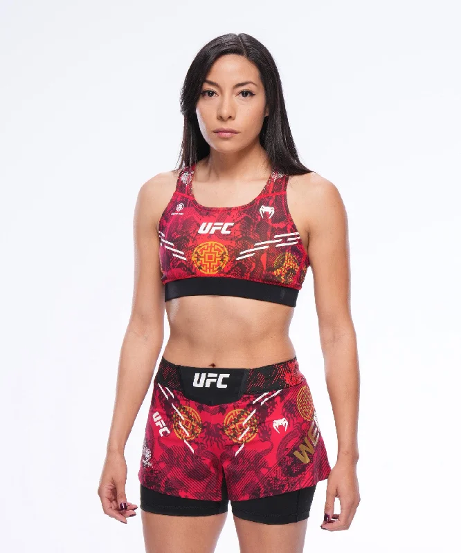 Noble Temperament UFC Unrivaled by Venum Zhang Weili Women’s Sports Bra- Red