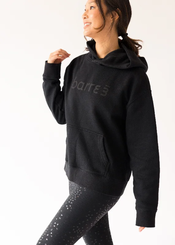 Cozy Apparel b3 barre3 Relaxed Hoodie - Black/Black