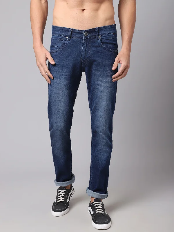 Comfortable Tops Mens Dark Mercerised Denim