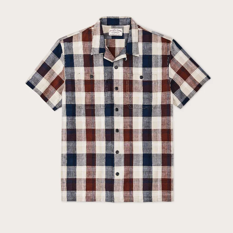 Breezy Comfort RUSTIC SHORT SLEEVE CAMP SHIRT