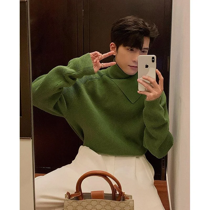 Warm Comfort Slim-fit Turtleneck Sweater