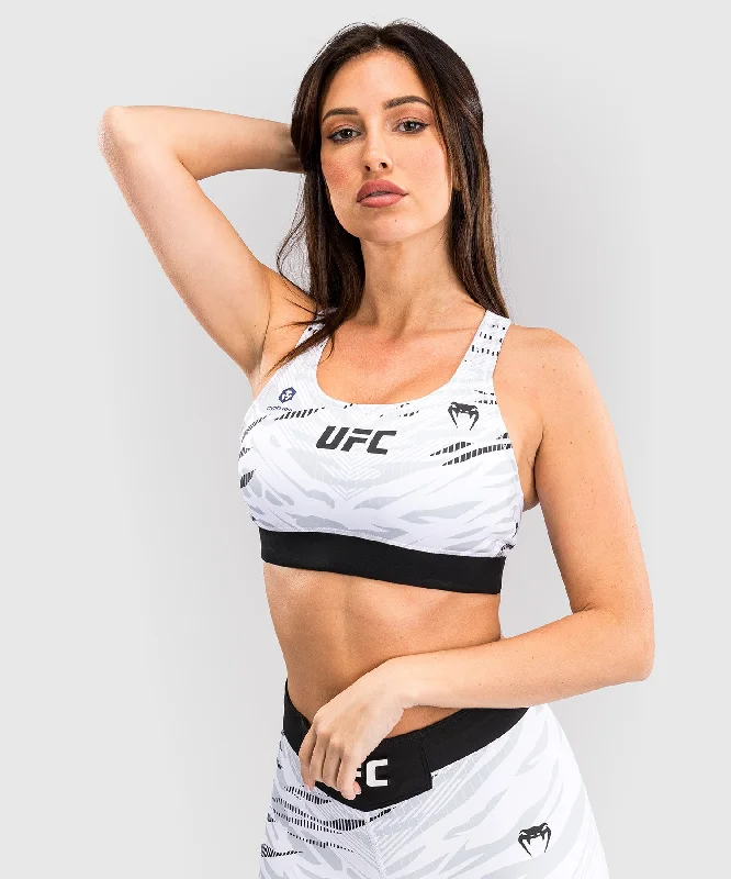 Easy Chic UFC Fusion by Venum Authentic Fight Night Women’s Sports Bra - White