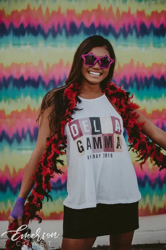 Design And Tailoring Delta Gamma Spice Girls Bid Day Tank