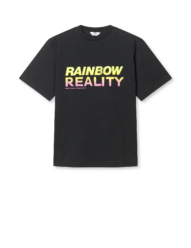 High Street Style Soft Single Dassel Tee, Black