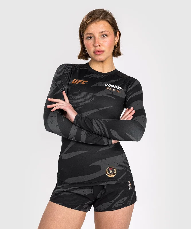 Summer Comfort UFC Adrenaline by Venum Fight Week Women’s Performance Long Sleeve Rashguard - Urban Camo Summer Comfort UFC Adrenaline by Venum Fight Week Women’s Performance Long Sleeve Rashguard - Urban Camo