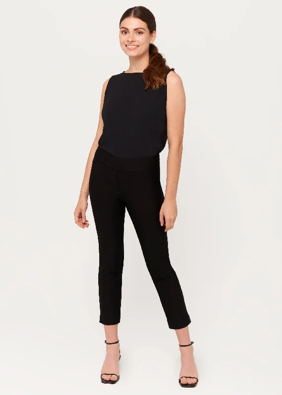 Comfortable Tops Marlie Ponte Black Pant