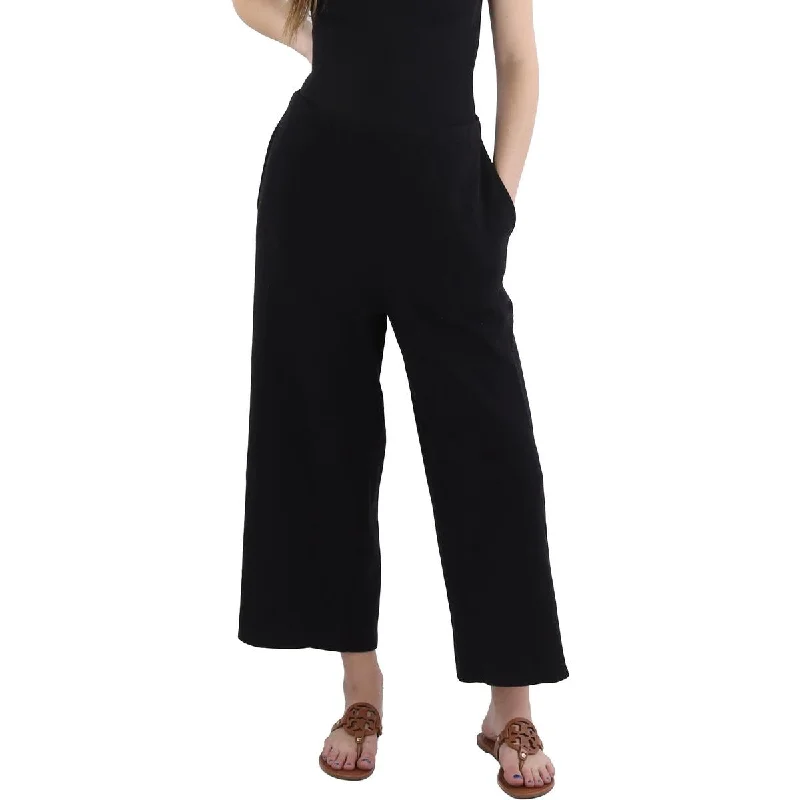 Stylish Jackets Womens Wide Leg Comfy Cropped Pants