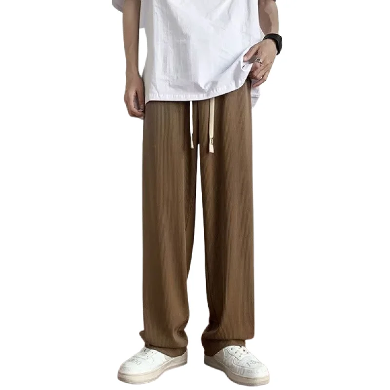 Casual Fit Classic Solid Color Straight Sweatpants