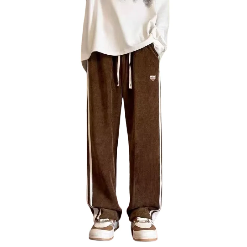 Soft Layers Vintage Paneled Contrast Sweatpants