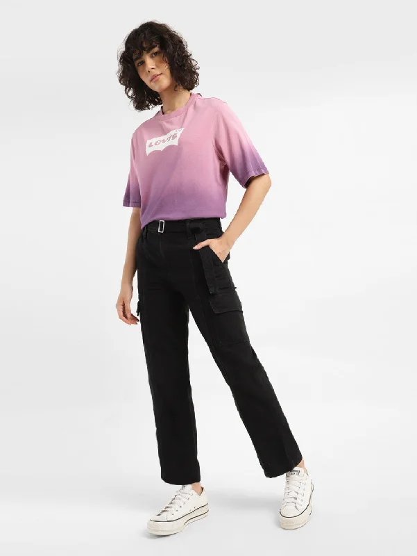 Stylish Comfort Women's Mid Rise 94 Baggy Fit Jeans