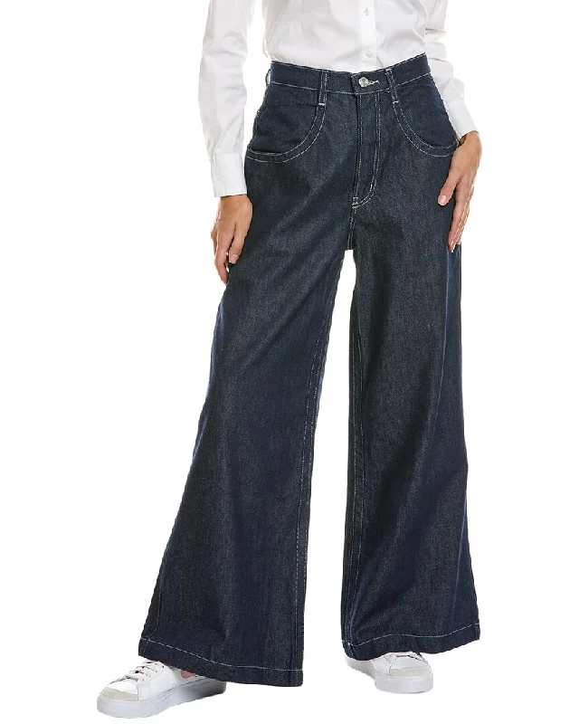 Easygoing Style FRAME Denim The Skater Victoria Wide Leg Jean