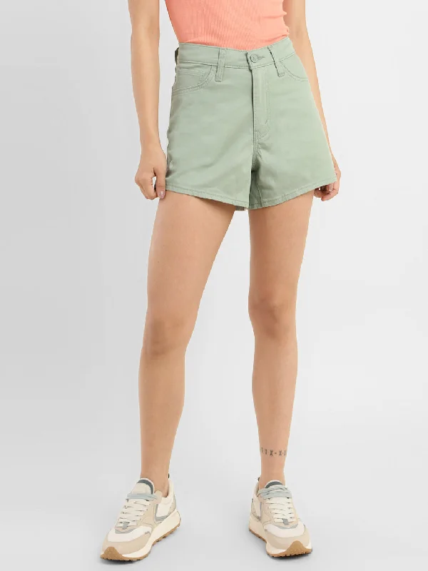 Romantic Temperament Women's High Rise Regular Fit Shorts