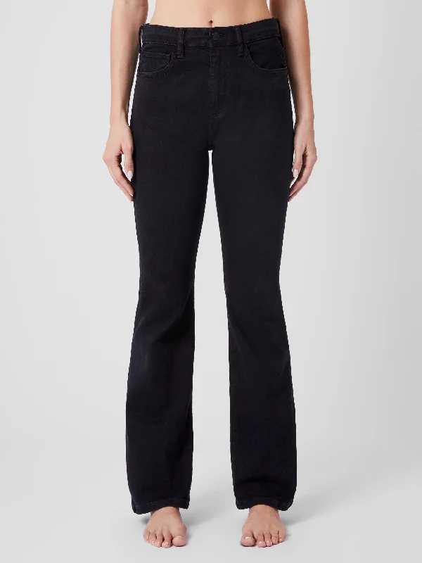 Fashion And Simplicity Stretch Denim Bootcut Full Length Jeans 34 Inch