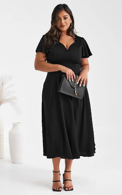 Fresh Wear Cabernet Maxi Dress - Black