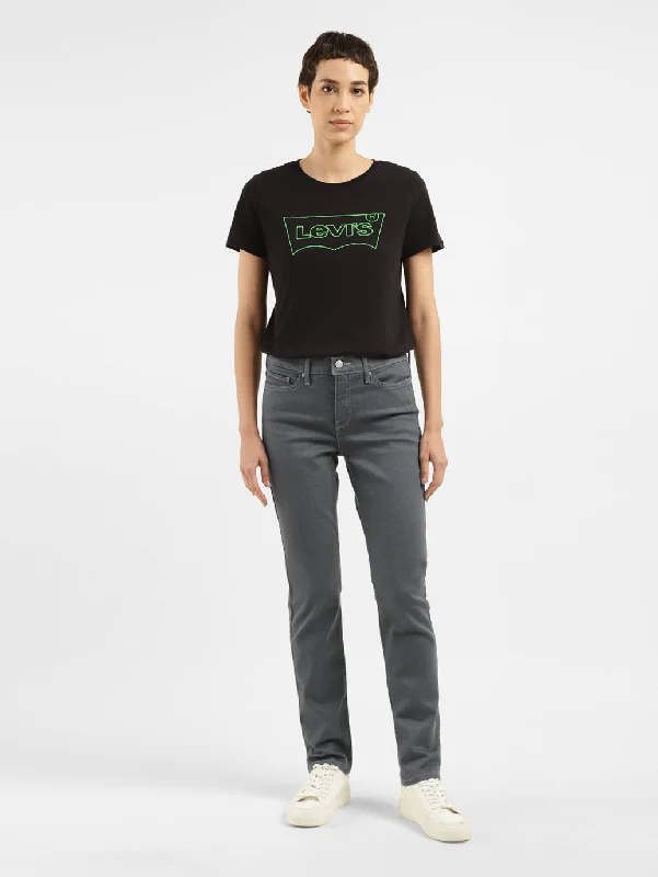 Fashion Pioneer Women's Mid Rise 312 Slim Fit Jeans