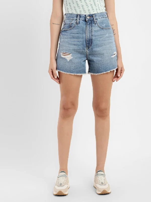 Personal Charm Women's High Rise Slim Fit Shorts