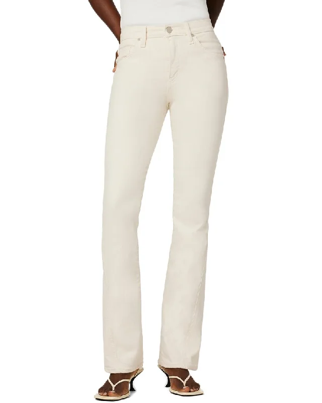 Chic Lounge HUDSON Jeans Barbara High-Rise Baby Boot Ecru Jean