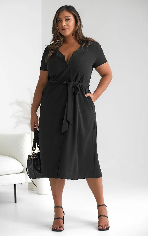 Daily Comfort Aphria Dress - Black