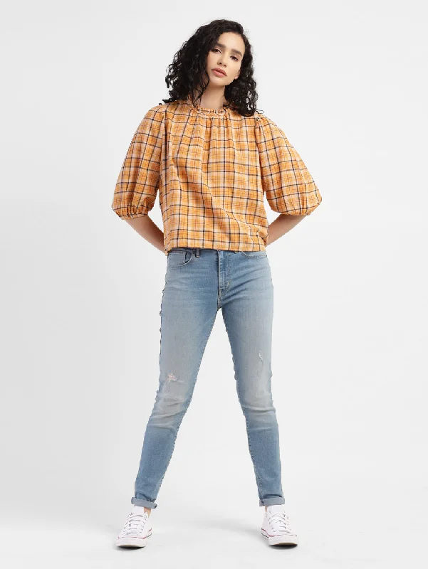 New Design Women's High Rise 721 Skinny Fit Jeans