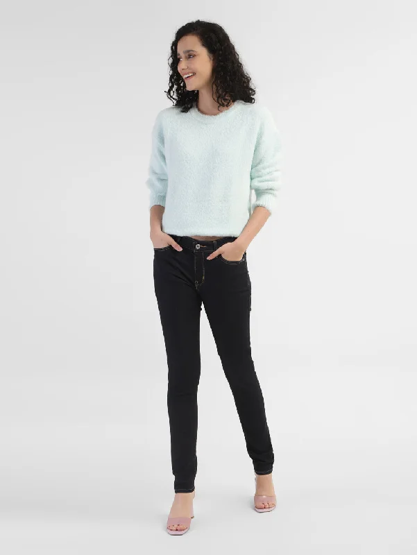 Lounge Wear Women's Mid Rise 711 Skinny Fit Jeans