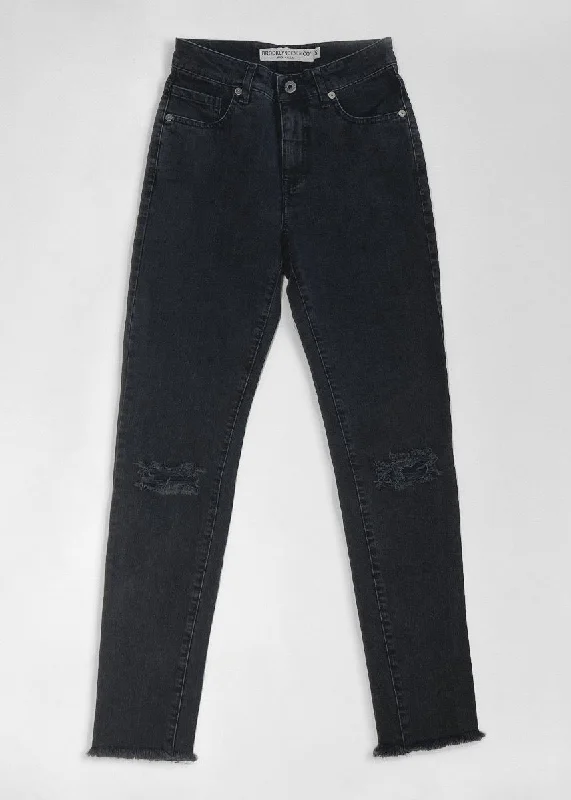Wandering freely Brooklyn Denim Co. High Rise Skinny Jean - Washed Black