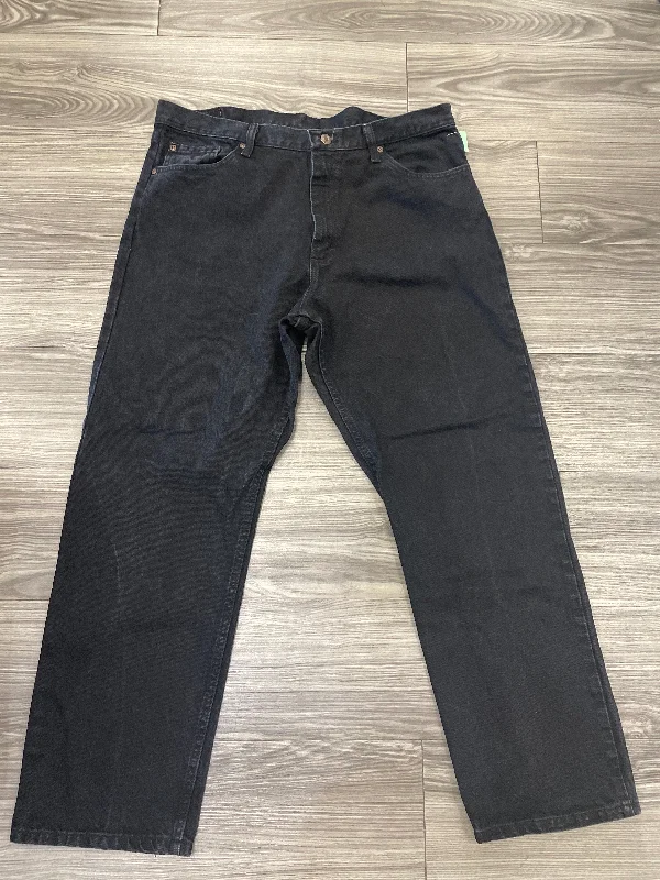 Classic Choice Black Jeans Straight Wrangler, Size 18