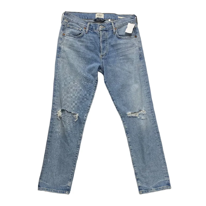 Weekend Wear Blue Denim Jeans Boyfriend Citizens Of Humanity, Size 0