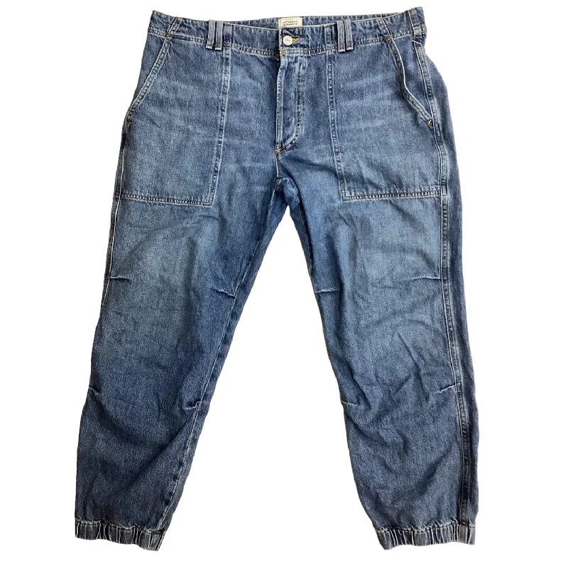 Advanced Customization Blue Denim Jeans Boyfriend Citizens Of Humanity, Size 16