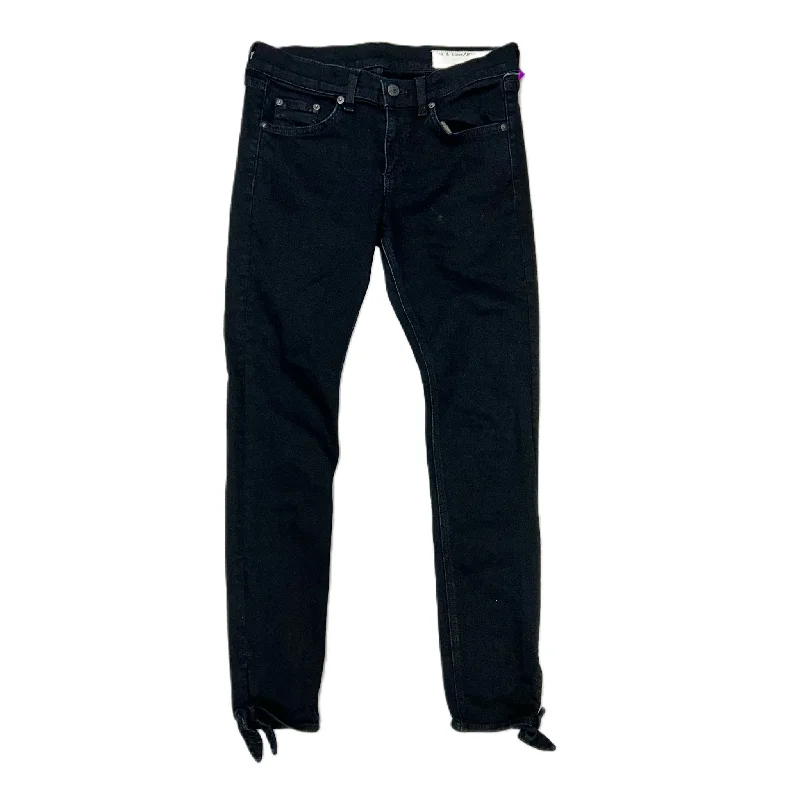 American Style Blue Denim Jeans Skinny By Rag & Bones Jeans, Size: 2