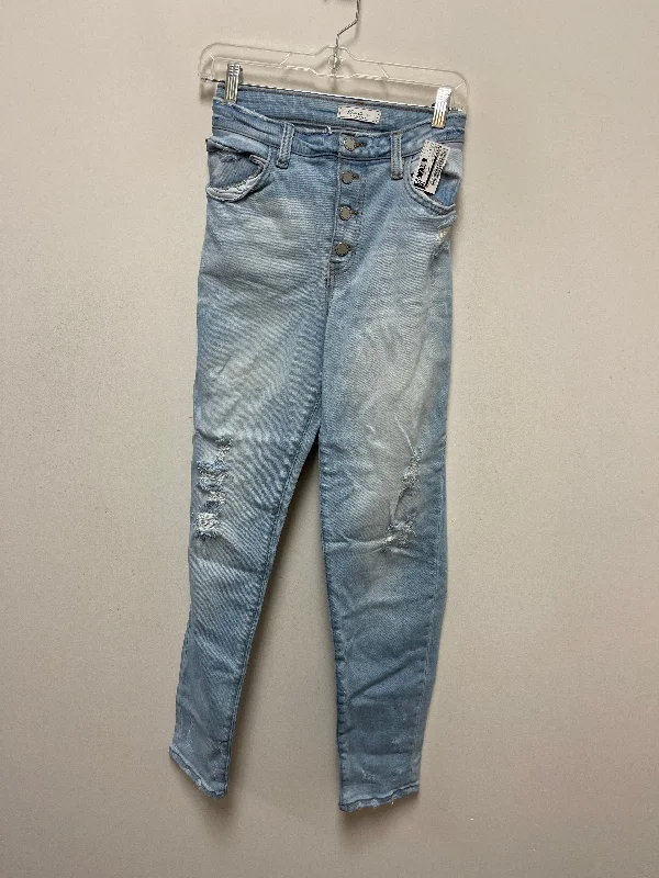 Comfortable And Simple Blue Denim Jeans Skinny Kancan, Size 12