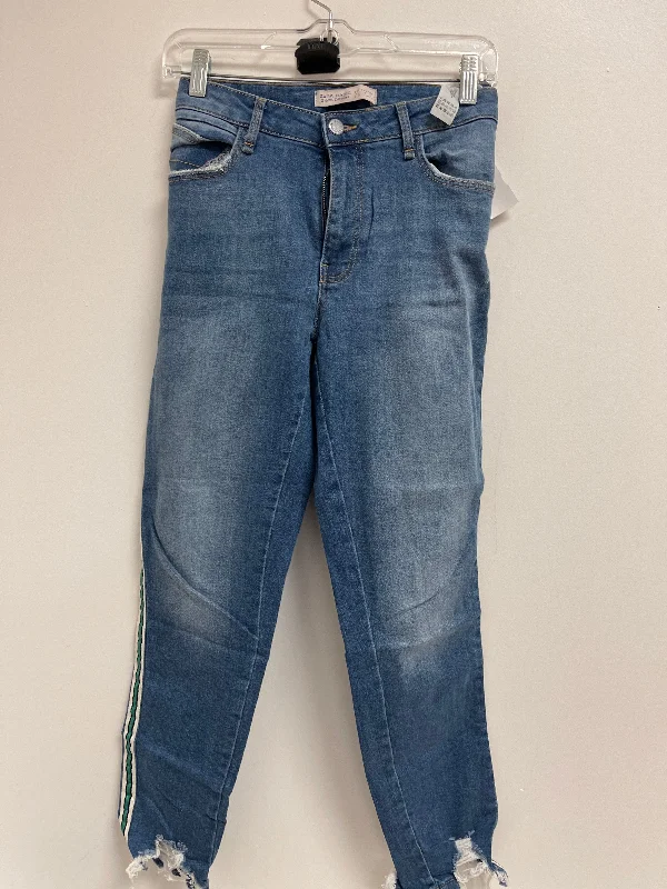 Elegant Casuals Blue Denim Jeans Skinny Zara, Size 12