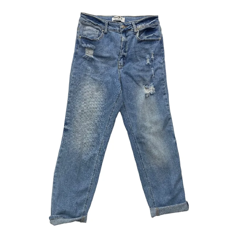 Effortless Comfort Blue Denim Jeans Straight WAXJEAN COLLECTION, Size 6