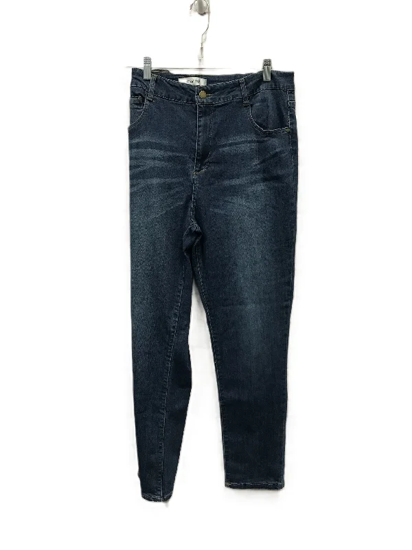 Design Perception Blue Jeans Straight By Cest toi , Size: 20