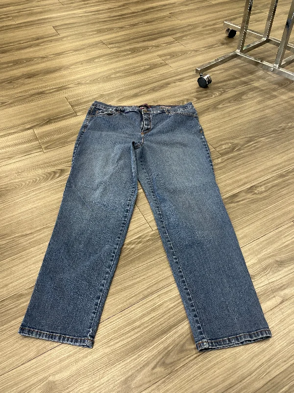 Minimalism Blue Jeans Straight Gloria Vanderbilt, Size 18