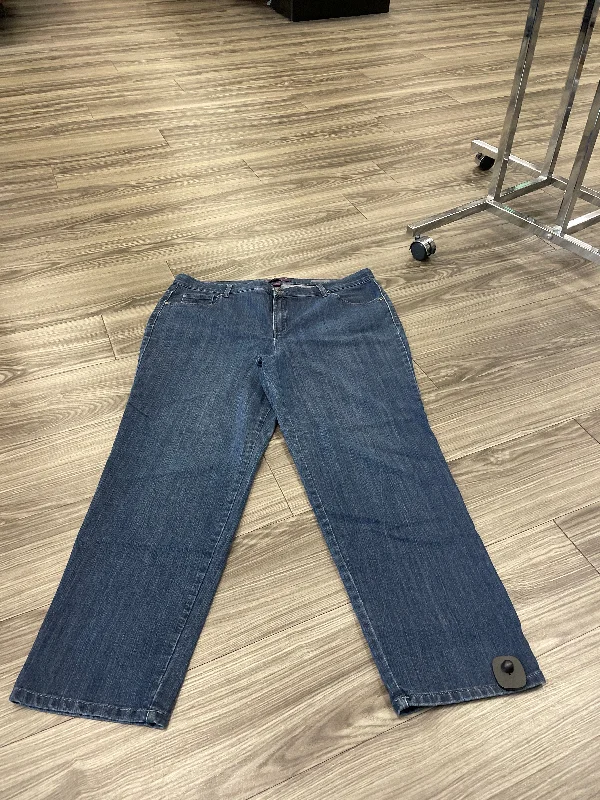 Sports Design Blue Jeans Straight Gloria Vanderbilt, Size 18