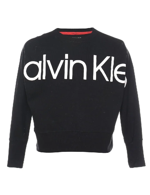 Exquisite Fabrics Calvin Klein Printed Sweatshirt - S