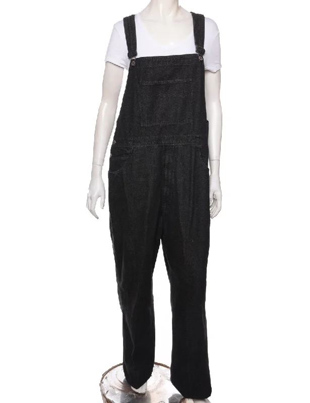 High-end Sense Casual Dark Wash Dungarees - W42 L35