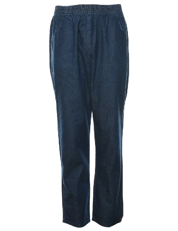 Cozy Chic Wear Dark Wash Denim Trousers - W32 L30